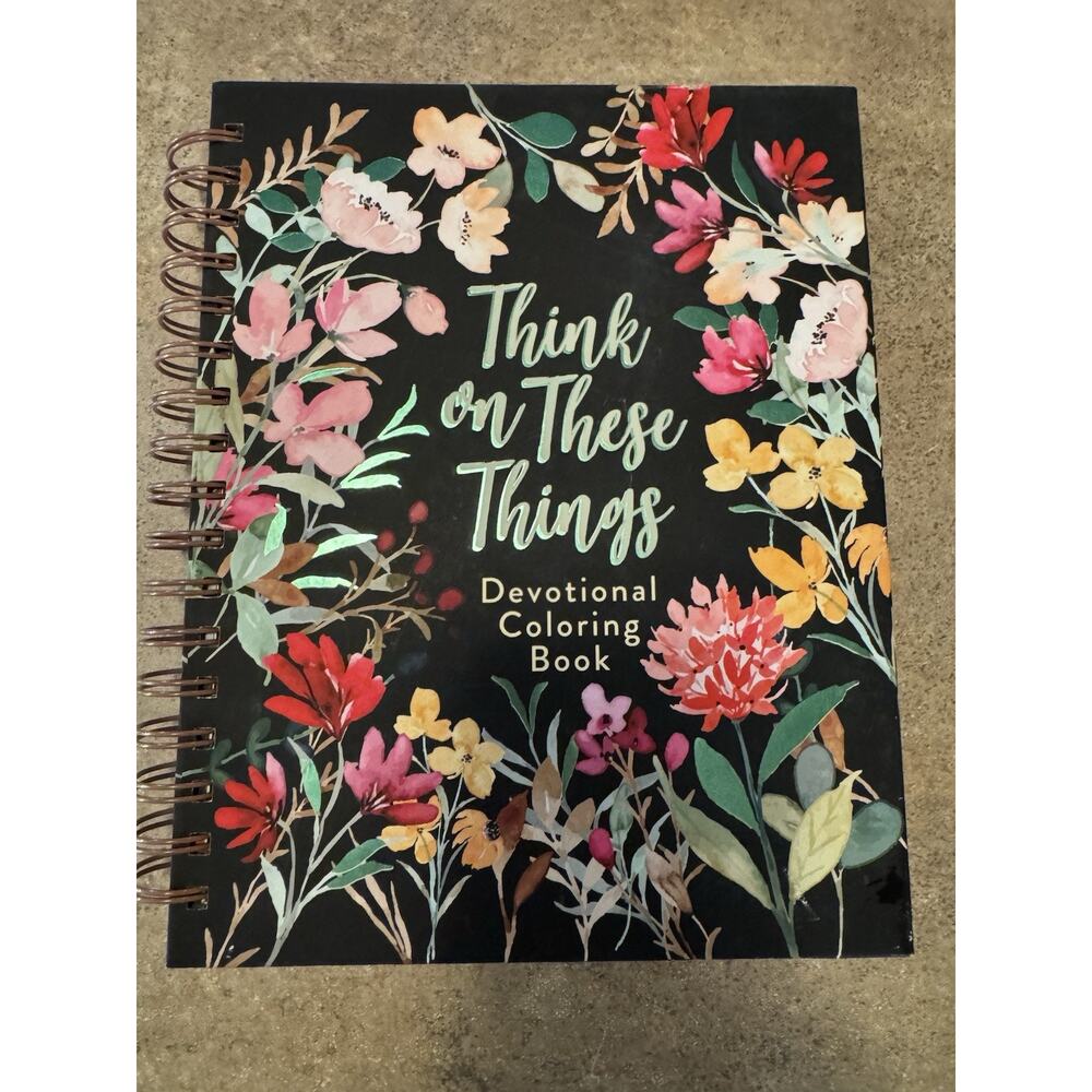 Think on These Things: Devotional Coloring Book - Picture 3 of 6